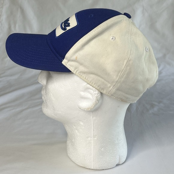 Puma Vintage Mens Hat Blue & White Strapback Adjustable One Size Fits All - Picture 4 of 6